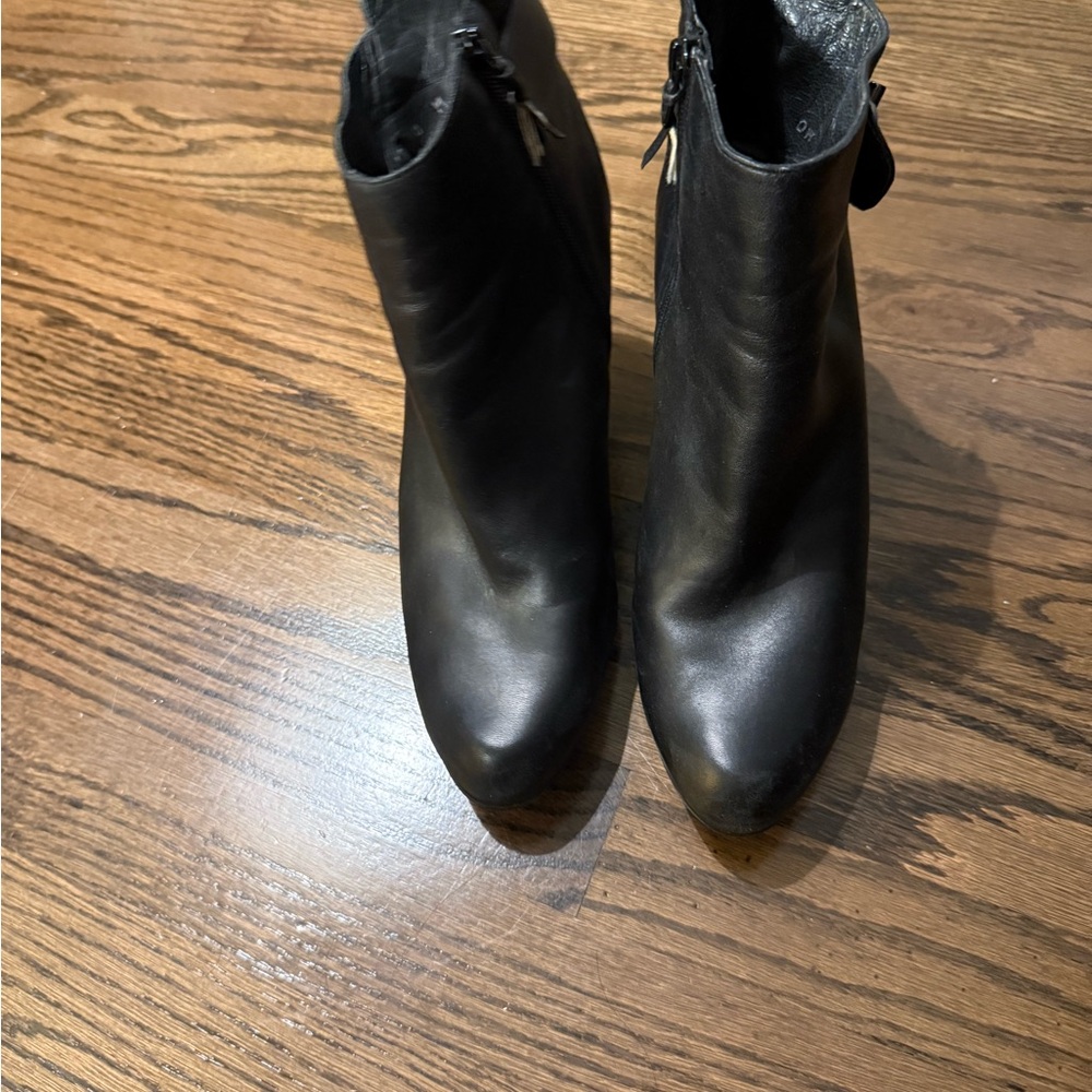 Stuart Weitzman Black Ankle Booties